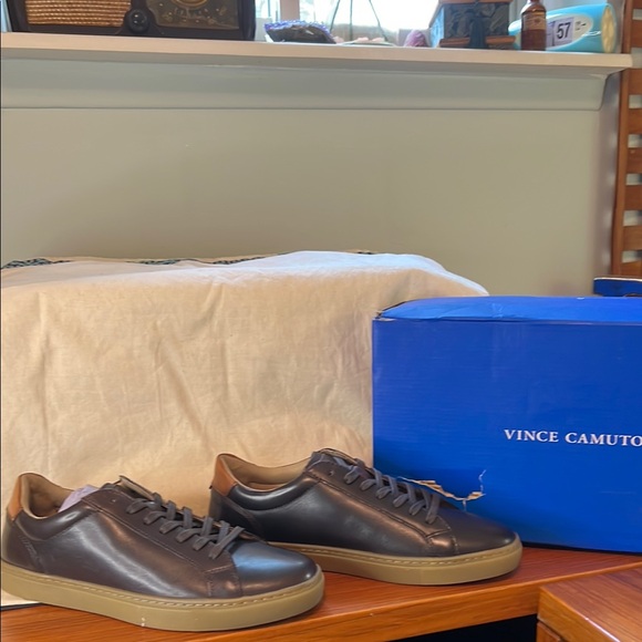 Vince Camuto | Shoes | Vince Camuto Brown Sneakers Modern Design | Poshmark